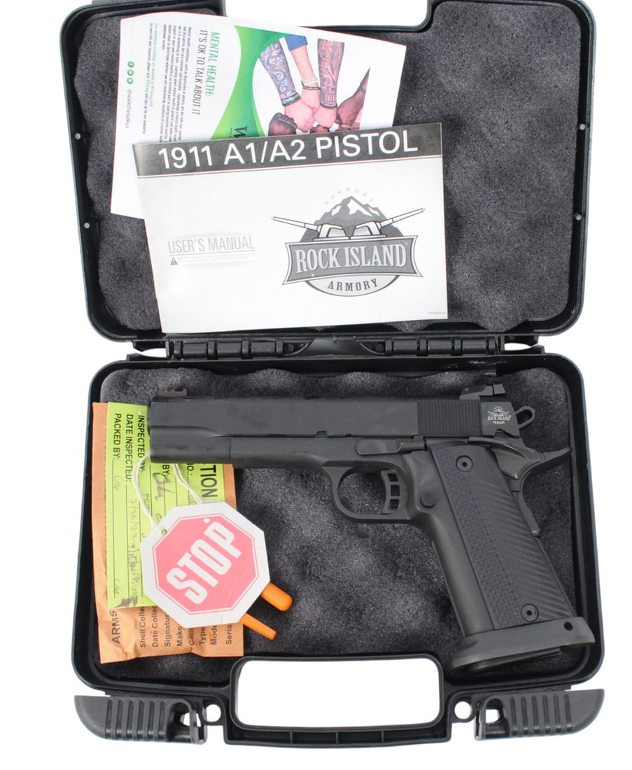 Rock Island Armory M1911 A2 FS-TACT II 10mm Semi-auto Pistol FFL Required: RIA2581503 (J4H1) - 7