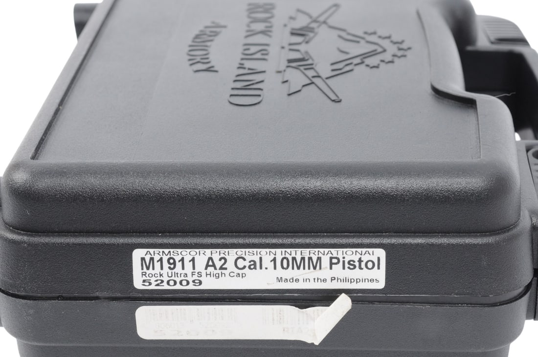 Rock Island Armory M1911 A2 FS-TACT II 10mm Semi-auto Pistol FFL Required: RIA2581503 (J4H1) - 8