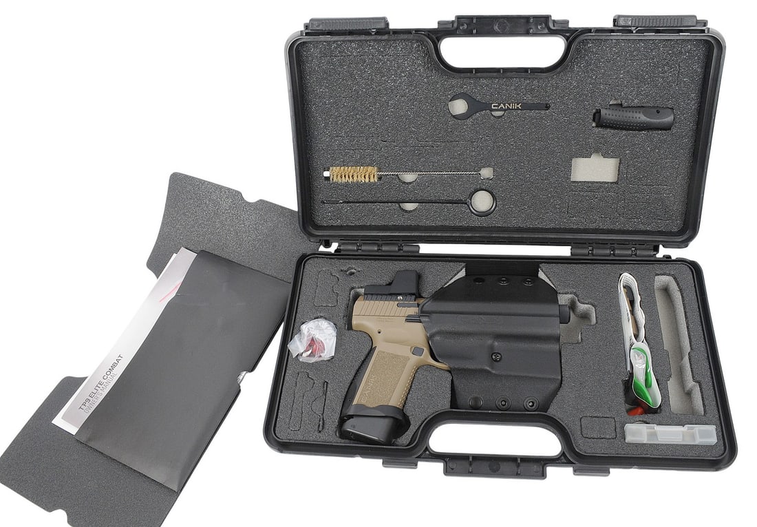 Canik TP9 Elite Combat 9mm Semi-auto Pistol FFL Required: T6472-22 BN 06158 (J4F1) - 13