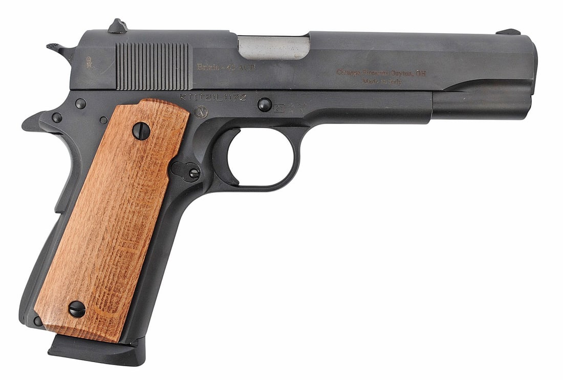 Charles Daily 1911 45 ACP Semi Auto Pistol FFL KTIT21L1170(J4H1): A Charles Daily 1911 45 ACP Semi Auto Pistol in very good condition with a bright and defined bore. The action appears to function properly with little wear to the original finish and comes with the o