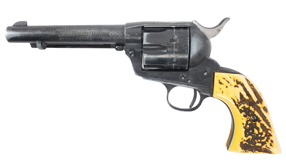 JP Sauer & Son / Hawes Firearms Co. Western Six Shooter 22LR Single Action Revolver FFL 78497 (A1) - 4