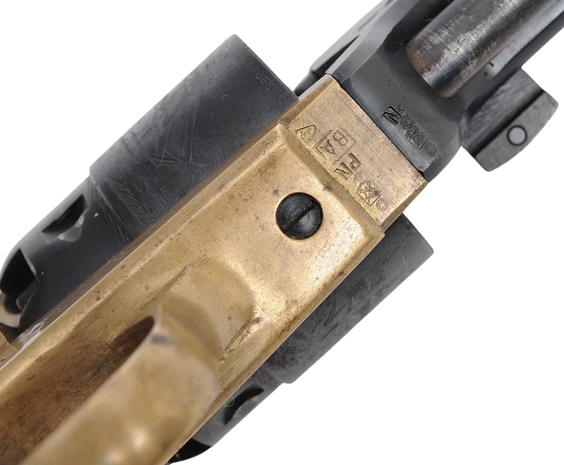 Italian Pietta Uberti Model 1851 Navy 44 Cal. Single Action Black Powder Revolver (A1) - 3