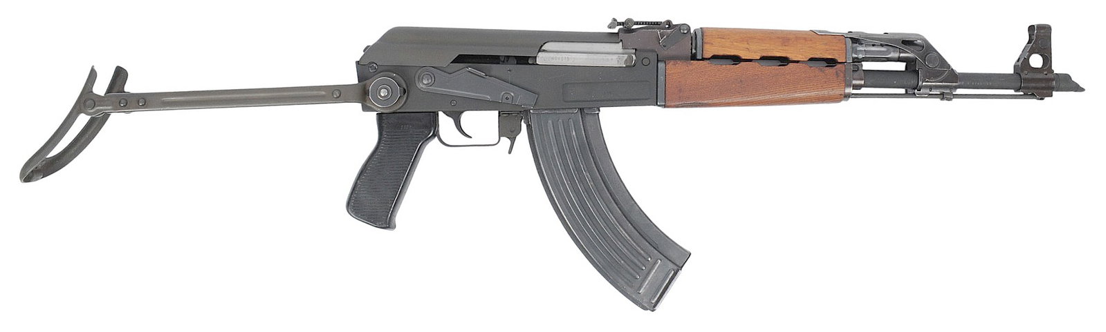 Assault Weapons of Ohio Yugoslavian M70 7.62x39mm Under folding Semi Auto Rifle FFL 10139 (RBX1): An Assault Weapons of Ohio Yugoslavian M70 7.62x39mm Under folding Semi Auto Rifle in good to very good condition with a bright and defined bore. The action appears to function properly with minor