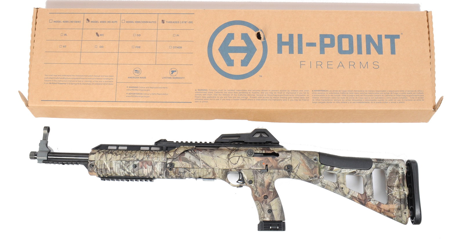 Hi-point Model 4595 .45 ACP Semi-auto Rifle FFL Required: R116826 (J4H1) - 10