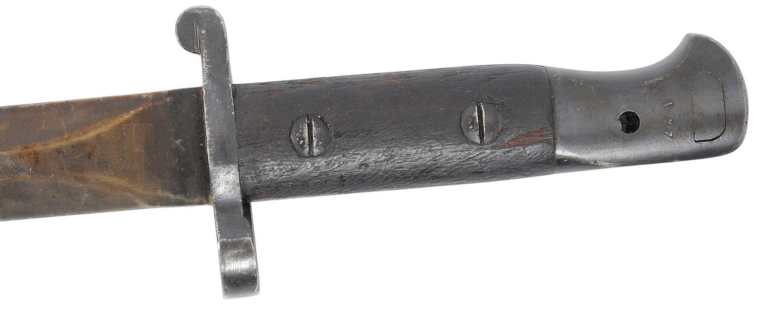 British Military Pre-WWI era P1888 MK1 Type 2 Lee Metford Rifle Bayonet (A) - 2