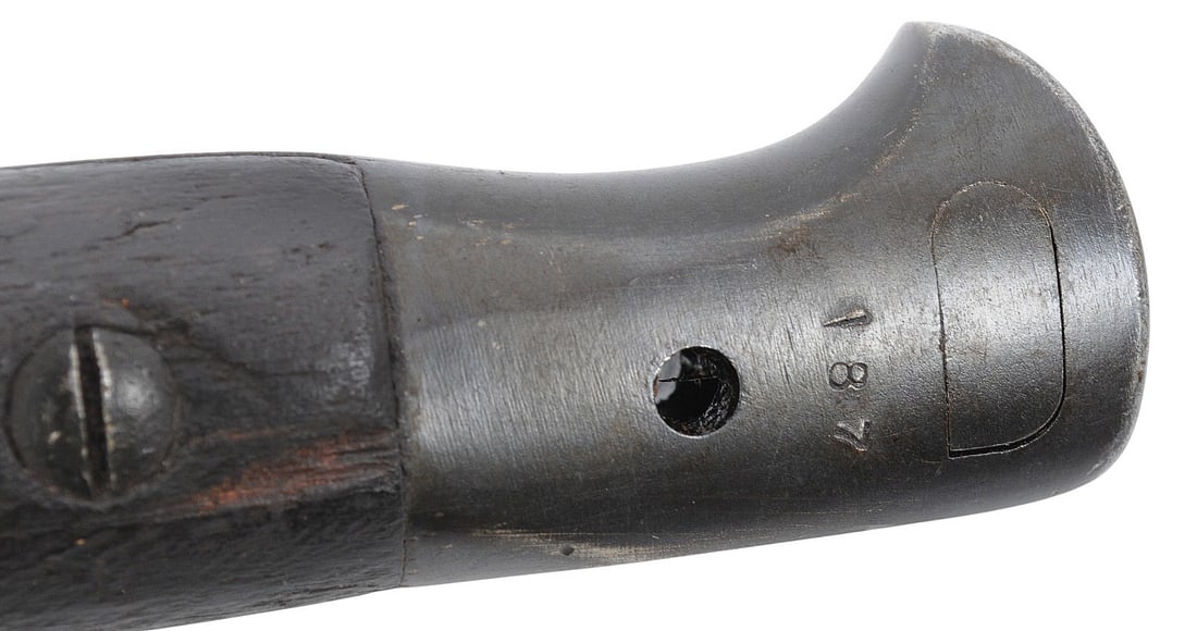 British Military Pre-WWI era P1888 MK1 Type 2 Lee Metford Rifle Bayonet (A) - 8