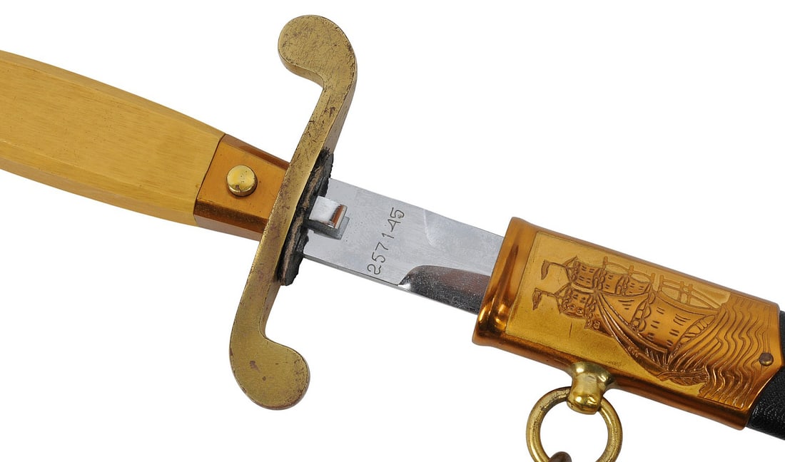 Russian Soviet Naval Officers Dagger (RA) - 4