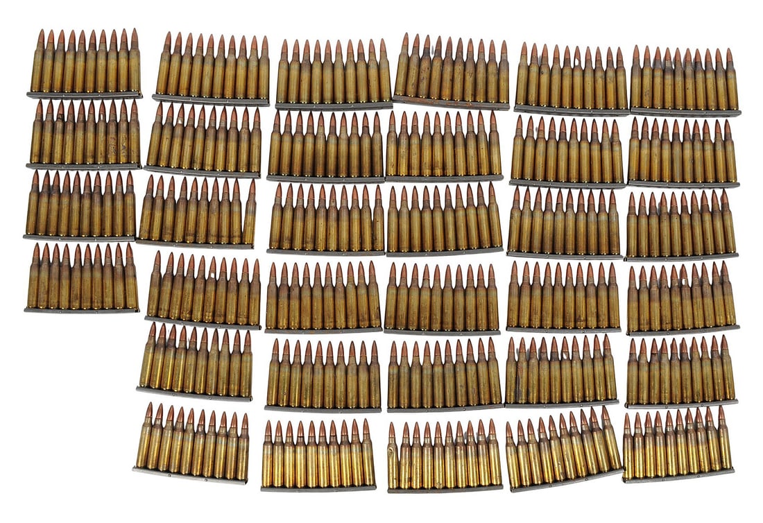 Surplus 5.56mm on Stripper Clips Lot of 340 Rds. (RLR) (1 of 2)
