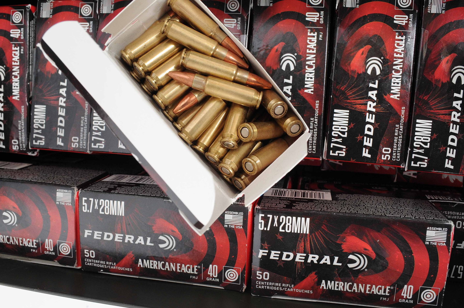 Federal and Fiocchi 5.7x28mm Mixed Ammo Lot of 2000 Rounds (JGD) - 2