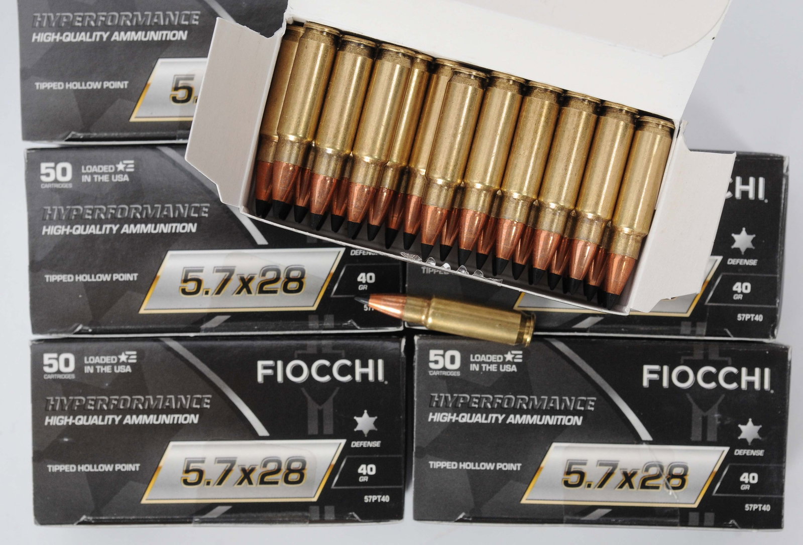 Federal and Fiocchi 5.7x28mm Mixed Ammo Lot of 2000 Rounds (JGD) - 3