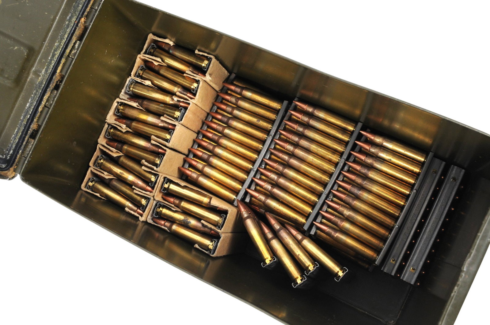 Surplus 5.56mm Stripper Clip Ammo Can Lot of 500 Rds. (RLR) - 2