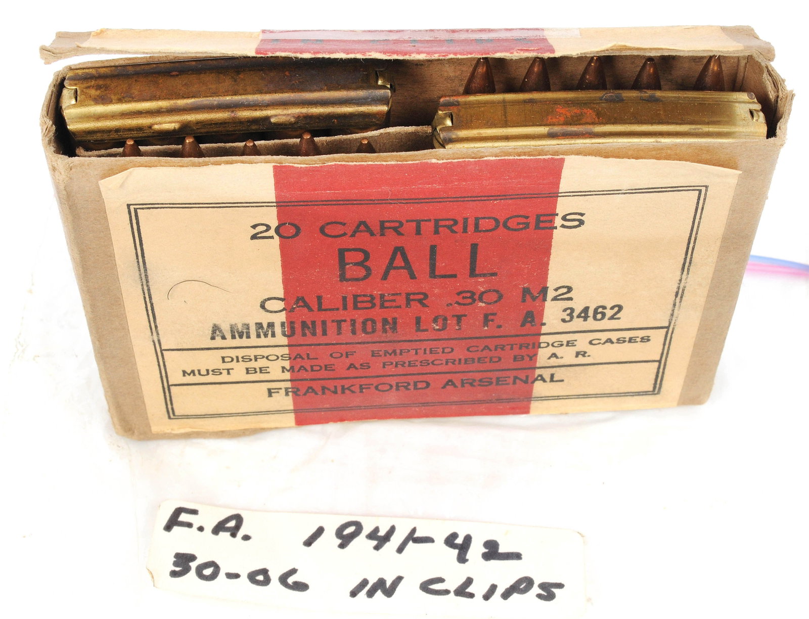 Group Lot of US Military WWII 30-06 Ammunition (RLR) - 6