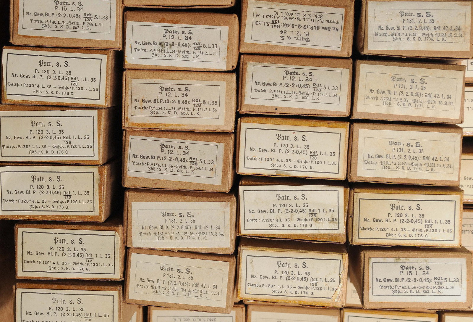 *German WWII Surplus 8mm Original Box Lot of 1245 Rds.(D3J) - 2
