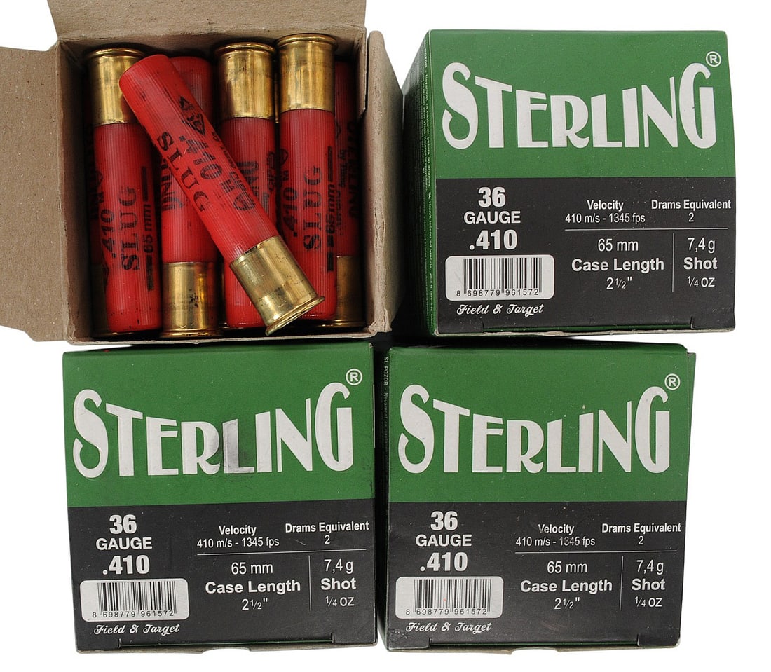 Brenneke, Remington, and Peters 410 Ga. Shotgun Shell Box Lot of 230 Shells (JGD) - 2