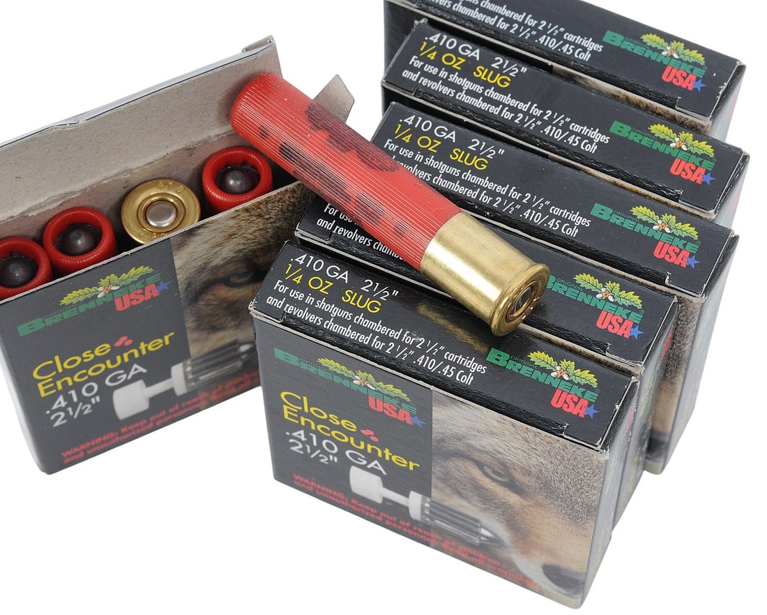 Brenneke, Remington, and Peters 410 Ga. Shotgun Shell Box Lot of 230 Shells (JGD) - 7