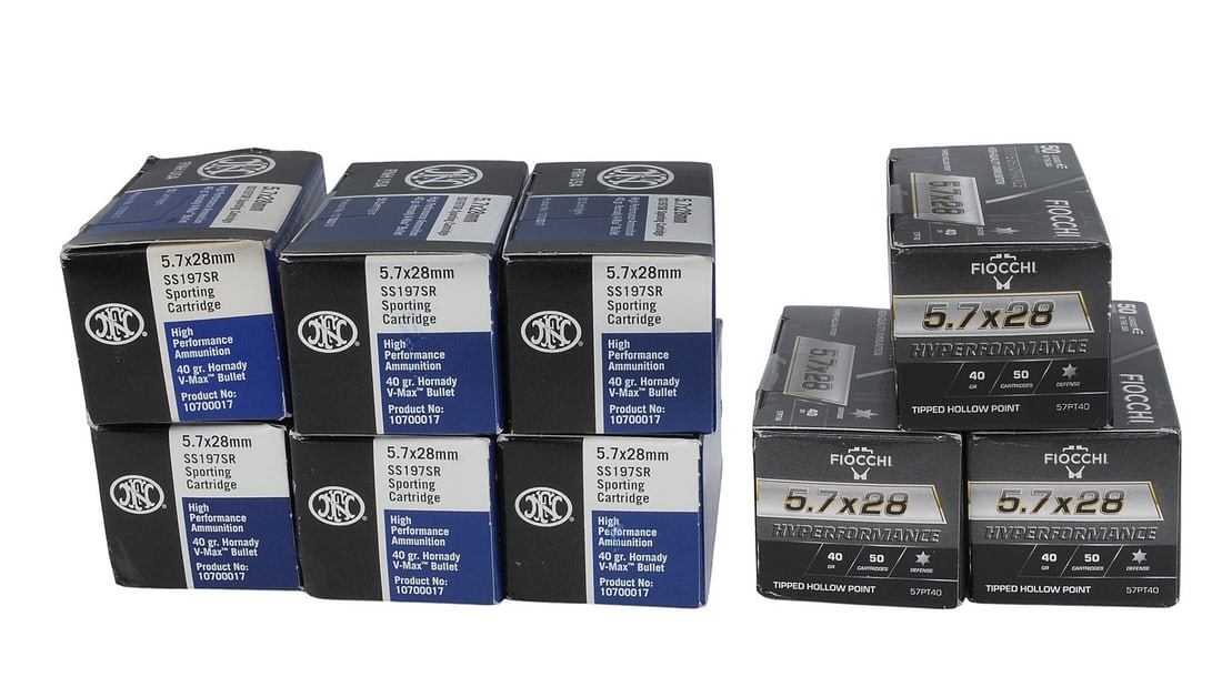 FN and Fiocchi 5.7x28mm Lot of 450 Rds. (JGD) - 2
