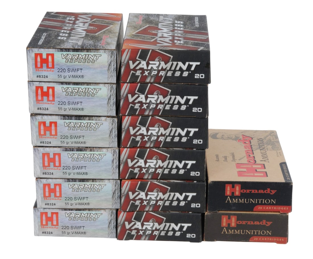 Hornady 220 Swift Lot of 280 (TS) - 2