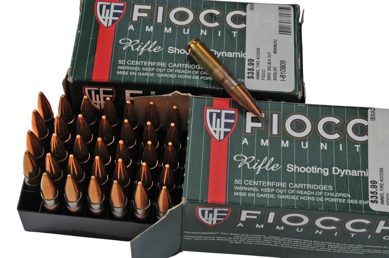 Remington and Fiocchi 300 Black Out Supersonic Lot of 180 Rds.(S2F) - 4