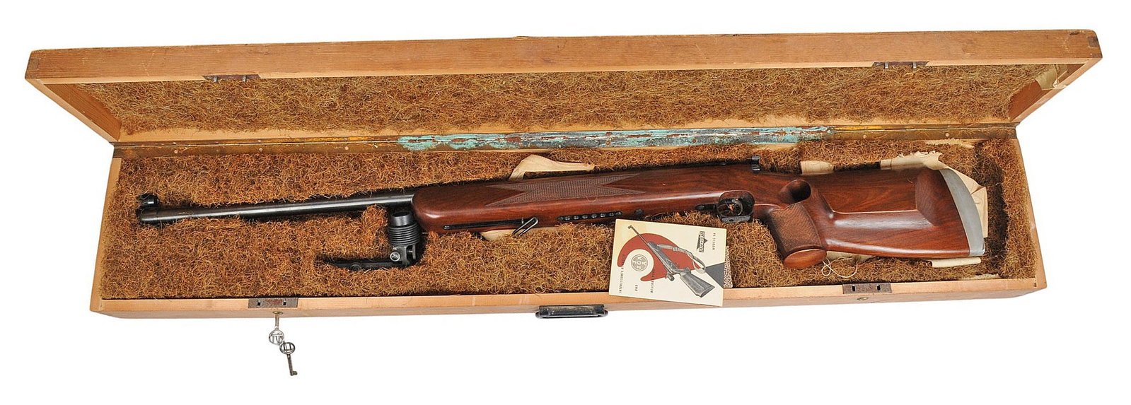 German Anschutz Super Match Model 54 .22LR Single Shot Rifle FFL Required: 03920 (R2D1) (1 of 16)
