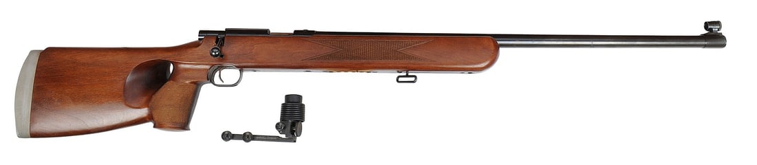 German Anschutz Super Match Model 54 .22LR Single Shot Rifle FFL Required: 03920 (R2D1) - 2