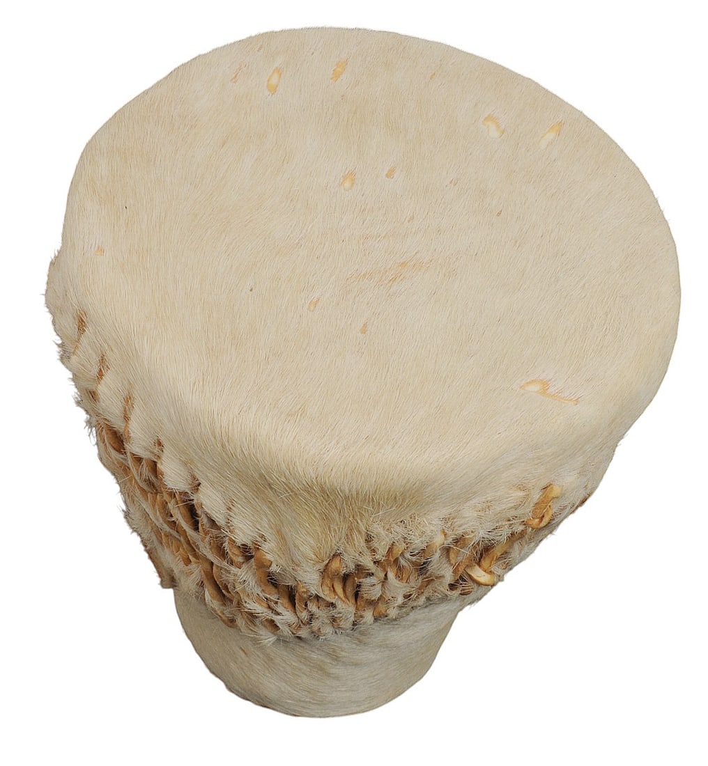 Vintage African Cow Hide Drum (S2M) - 3
