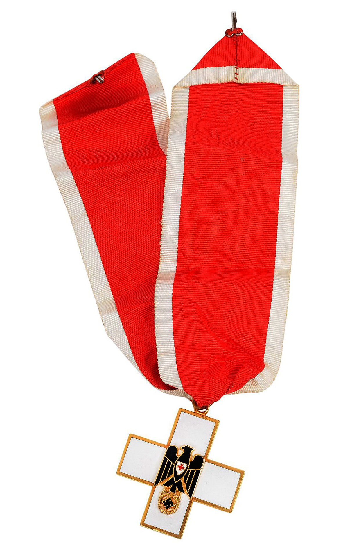 *German WWII Red Cross Enamel Neck Order Medal (APL) (1 of 5)