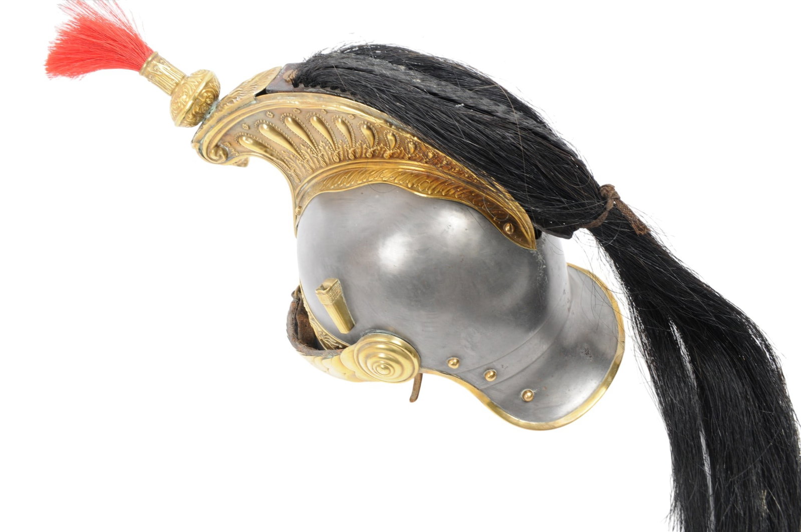 French Model 1874 Military Cavalry Helmet (TAF) - 8