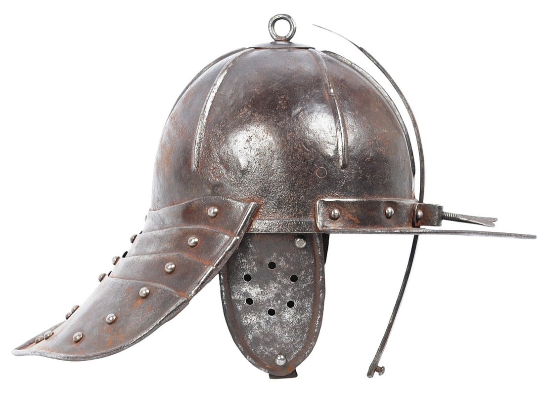 English Civil War - Cromwellian Period 17th Century Lobster Tail Helmet (TAF) - 2