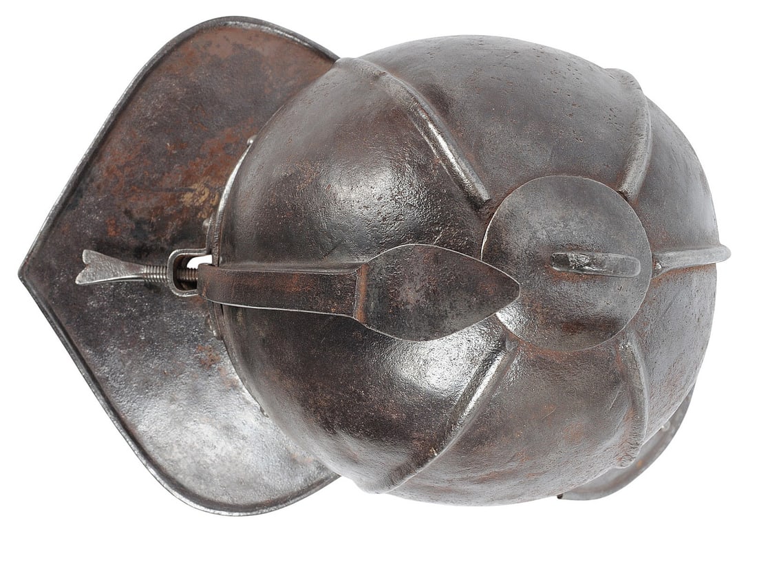 English Civil War - Cromwellian Period 17th Century Lobster Tail Helmet (TAF) - 7