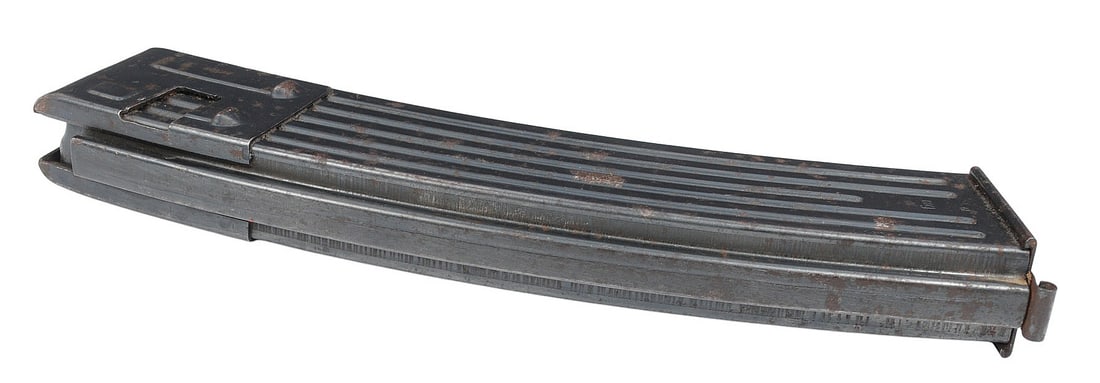 *Scarce German WWII Mkb Code 1942 Dated MP43 8mm Kurz 30 Rd. Magazine (C4P) - 5