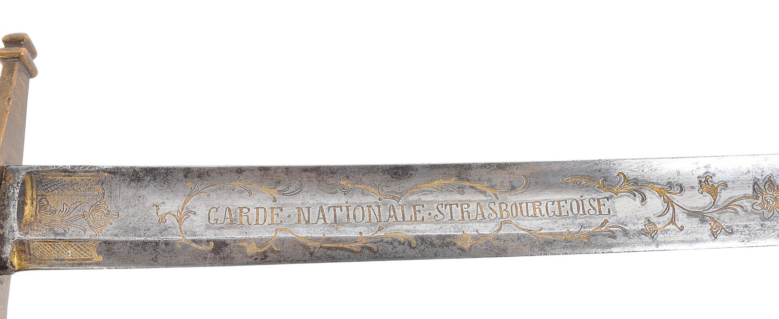 French Napoleonic era "National Guard" Brass Lion-Pommel Saber (RM) - 13