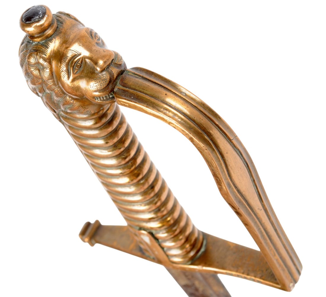 French Napoleonic era "National Guard" Brass Lion-Pommel Saber (RM) - 19