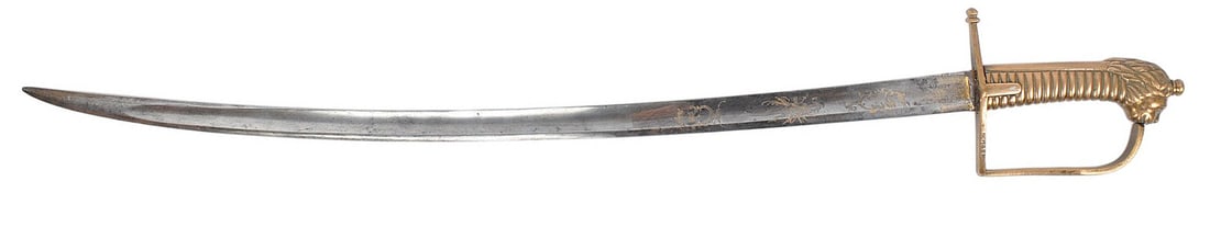 French Napoleonic era "National Guard" Brass Lion-Pommel Saber (RM) (1 of 20)