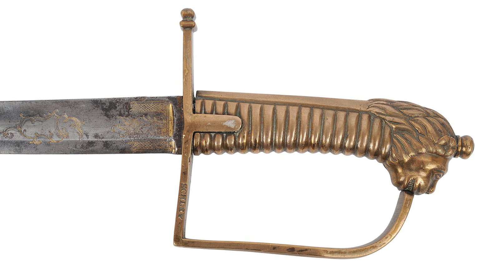 French Napoleonic era "National Guard" Brass Lion-Pommel Saber (RM) - 4