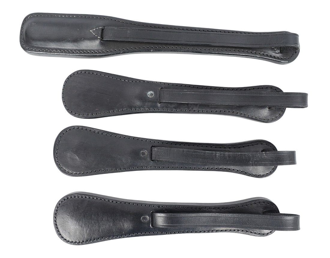 Four Law Enforcement Leather-Bound "Saps" (N3J) (1 of 3)