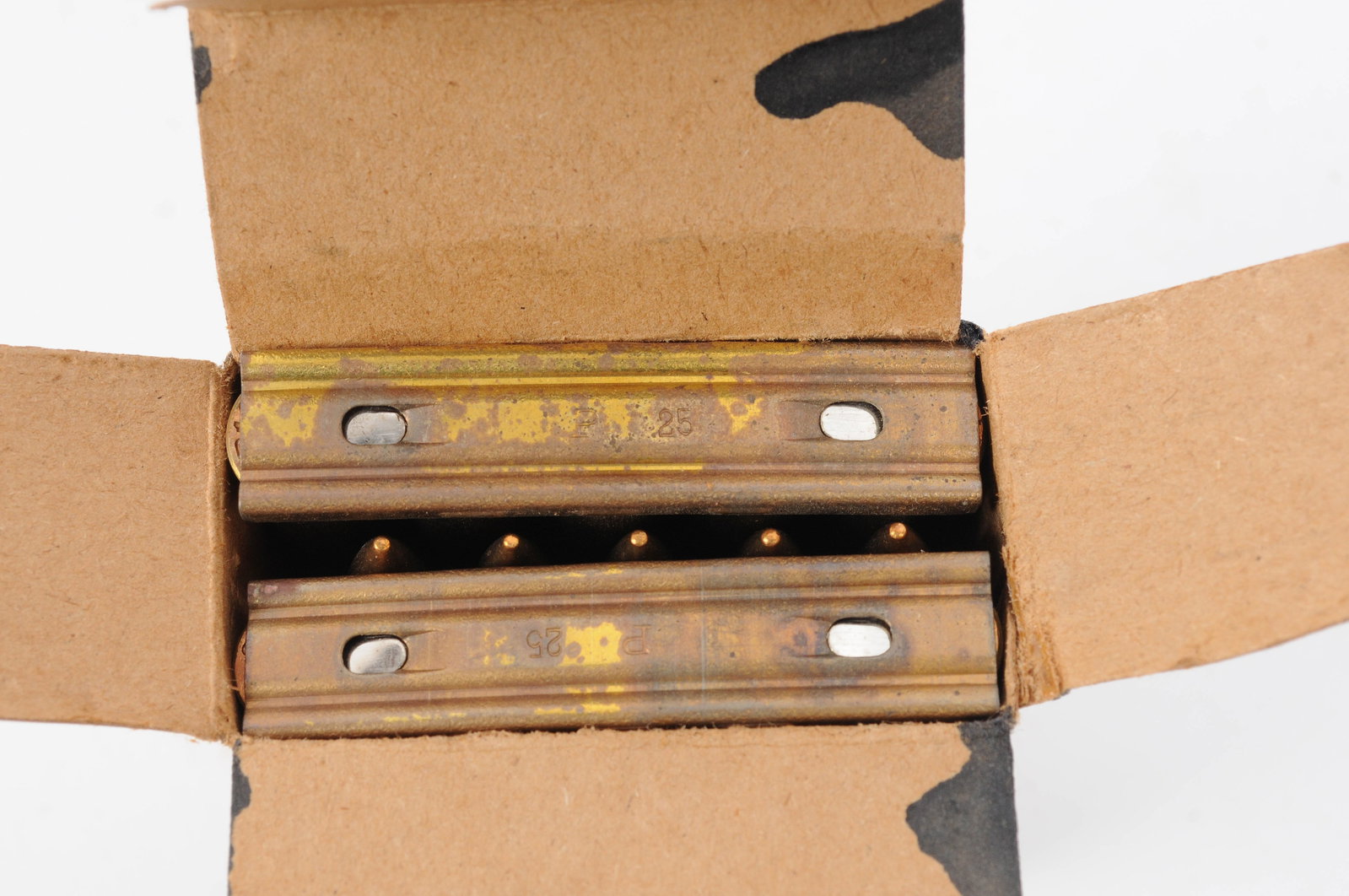 *German WWII 8mm Mauser Original Box on Stripper Clips Lot of 1365 Rds. (D3J) - 3