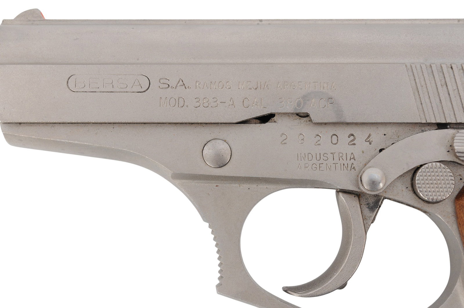 Bersa SA Model 383-A 380 ACP Semi Auto Pistol FFL 292024 (M2P1) - 4