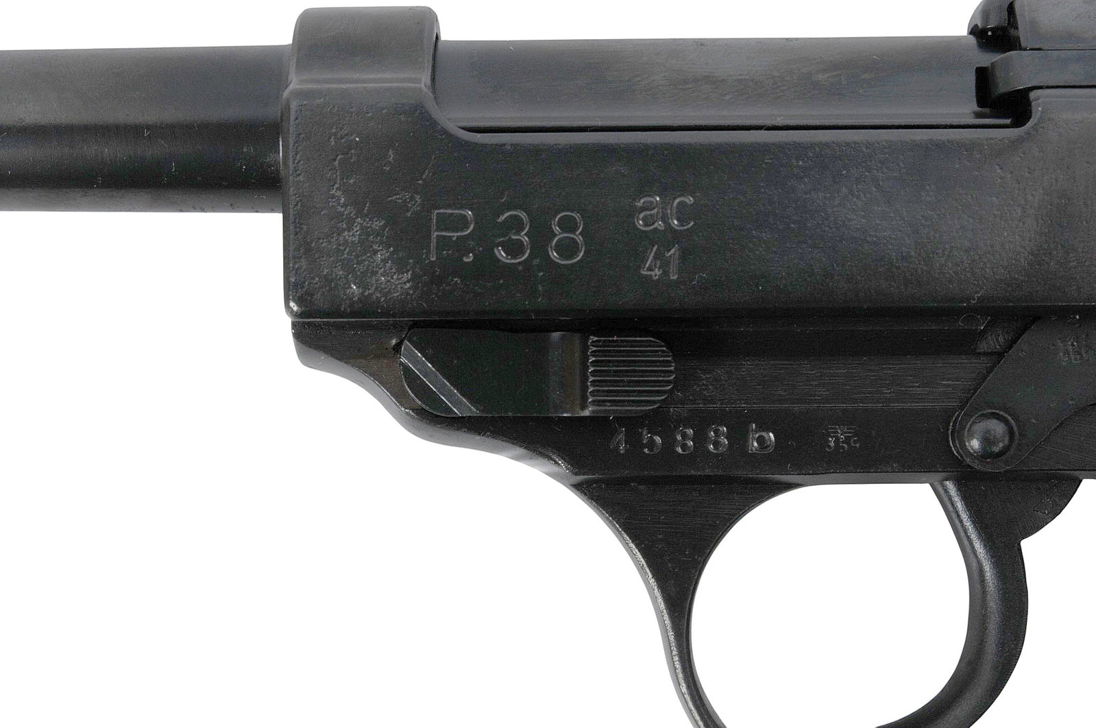German WWII AC Code 1941 Dated P38 9mm Semi Auto Pistol FFL 4588b (M2P1) - 4