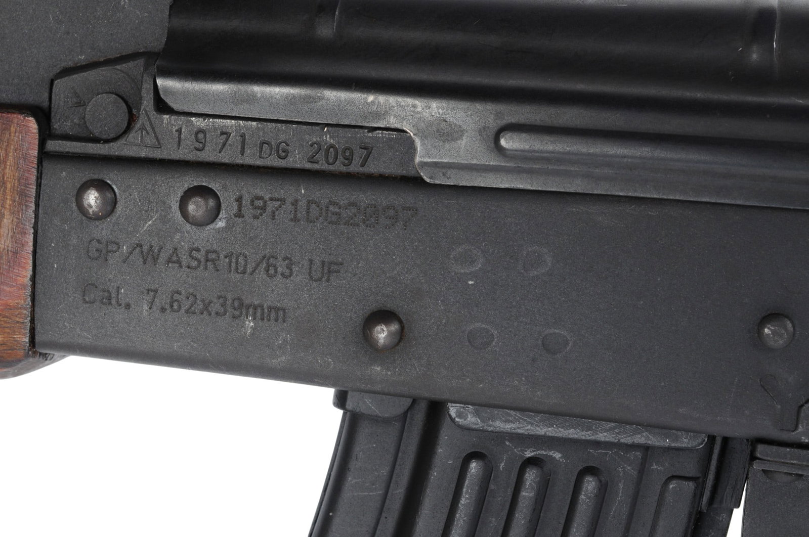 Century / Cugir Romanian WASR-10/63 7.62x39mm Under Folding Semi Auto Rifle FFL 1971DG2097 (S3D1) - 7
