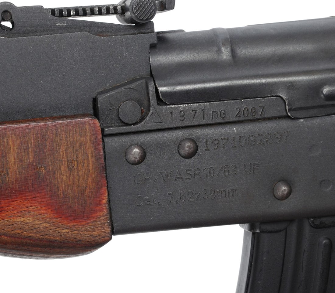 Century / Cugir Romanian WASR-10/63 7.62x39mm Under Folding Semi Auto Rifle FFL 1971DG2097 (S3D1) - 9