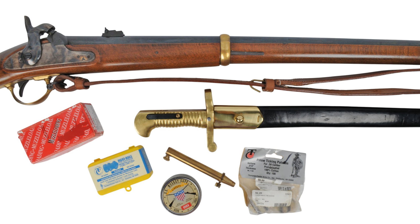 Italian Antonio Zoli & Co Reproduction .58 Cal Remington Zouave Percussion Musket No FFL (CWA1) - 2