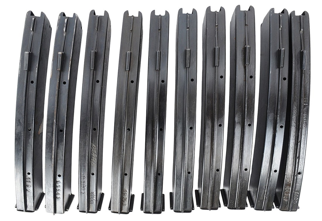Cold War Era Polish PPS-43 35 Round 7.62x25 Magazines Lot of 10 (CWA) - 2