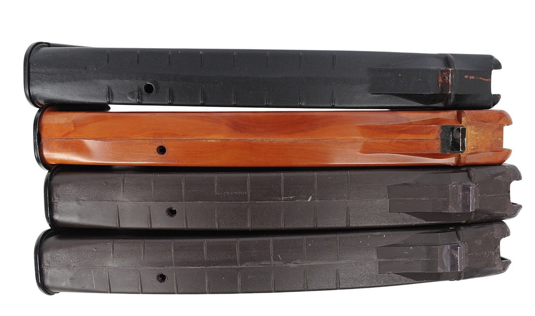 Bulgarian "Circle 10" / East German Polymer and Bakelite AK74 5.45x39mm 30 Rd. Mag Lot of 4 (S3D) - 4