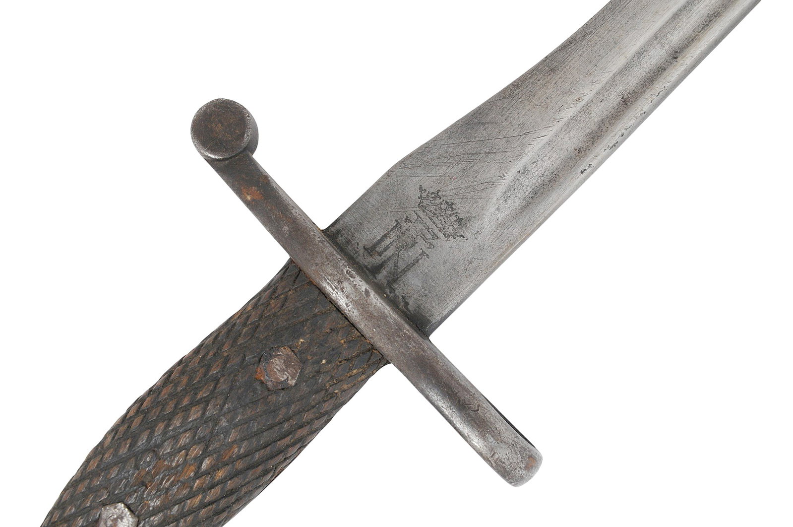 Spanish Military WWII era M1941 Mauser Rifle "Bolo" Bayonet (A) - 2