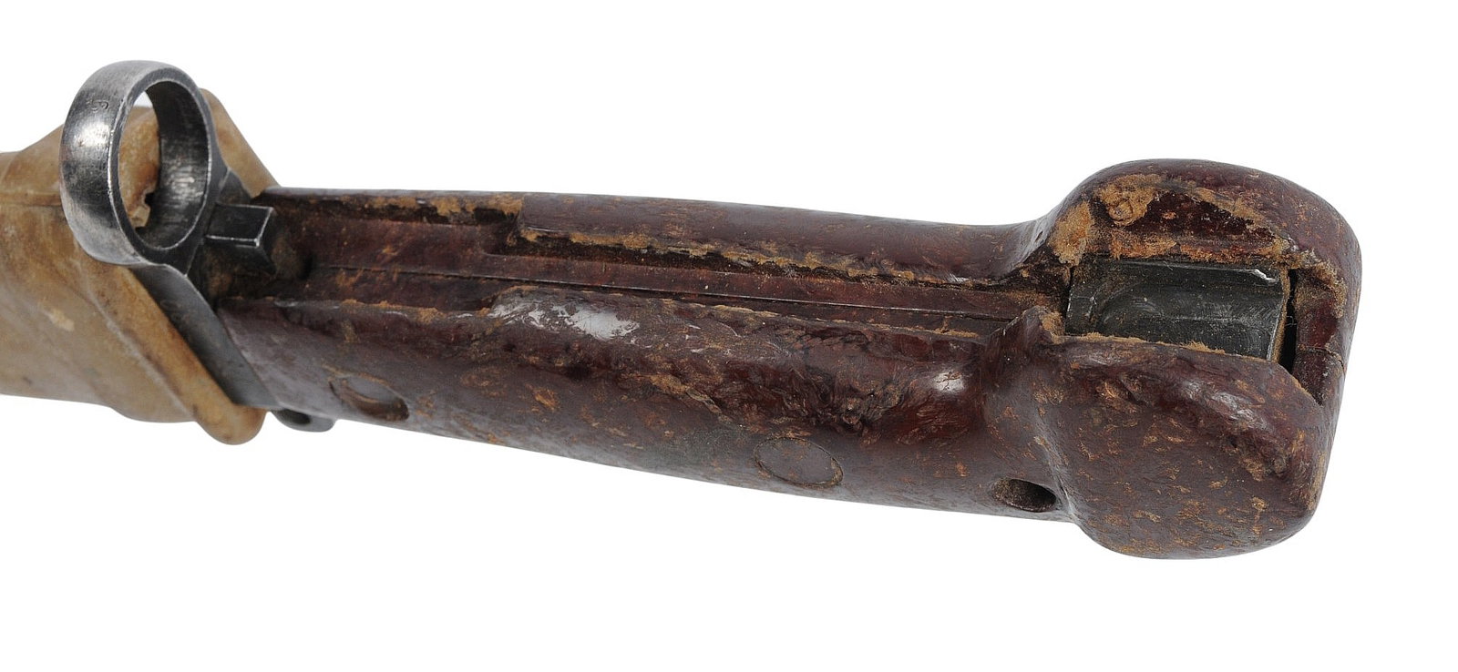 Romanian Military Communist era AK Wire-Cutter Rifle Bayonet (A) - 2