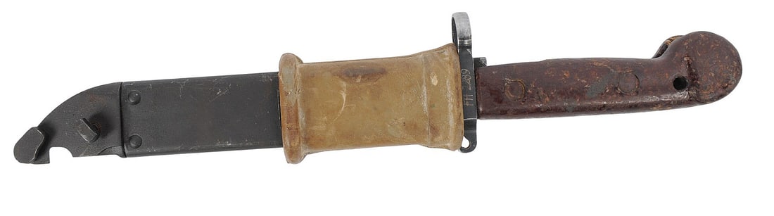Romanian Military Communist era AK Wire-Cutter Rifle Bayonet (A) - 5