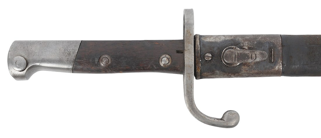Brazilian Military WWI-WWII issue M-1908 Mauser Rifle Bayonet (A) - 5