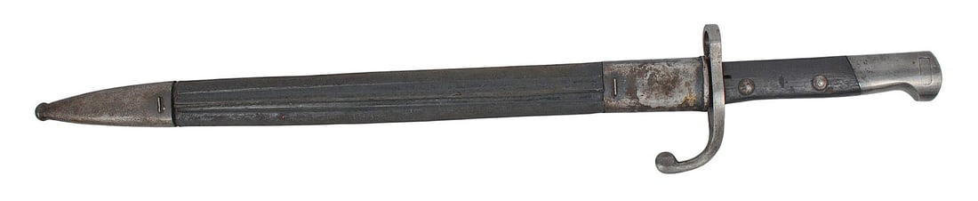 Brazilian Military WWI-WWII issue M-1908 Mauser Rifle Bayonet (A) - 7