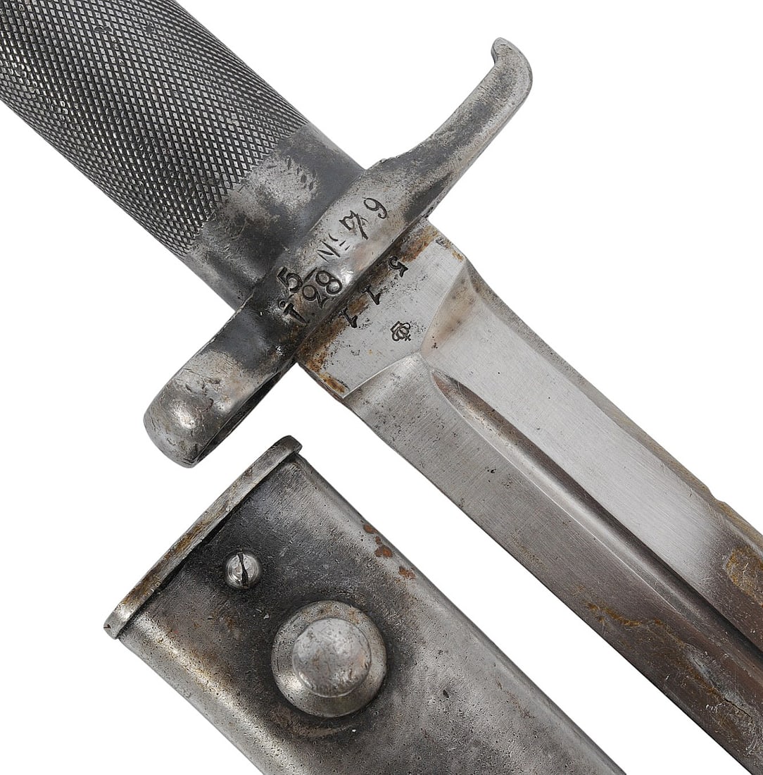 Swedish Military WWI-II era M1896 Mauser Rifle Bayonet( A) - 2