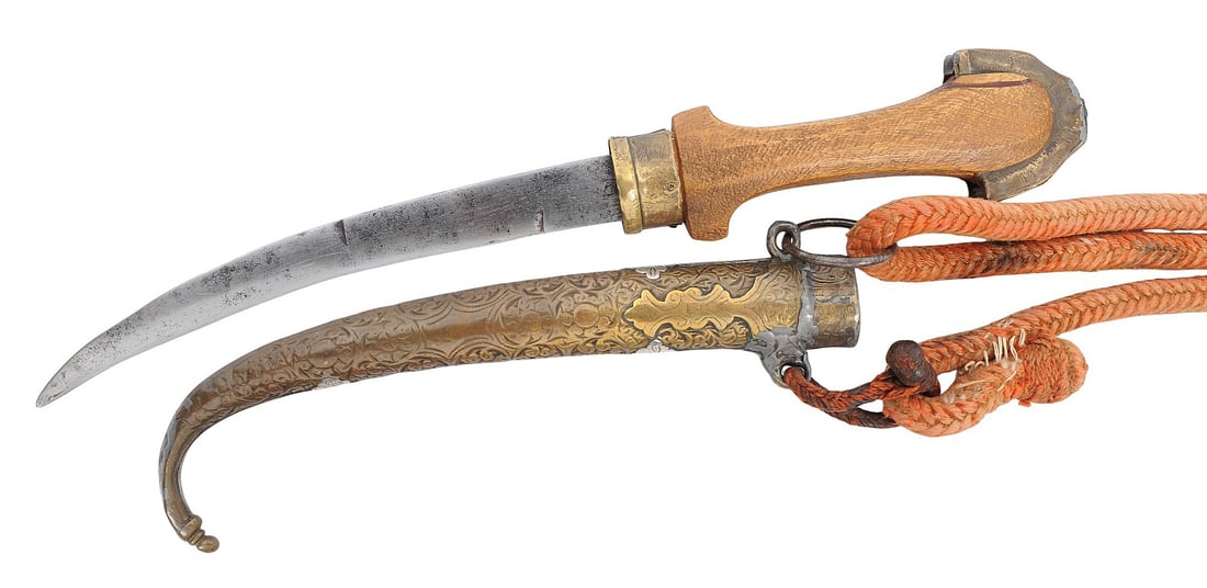 Antique Moroccan Koummya Jambiyan Dagger (CPD) - 2